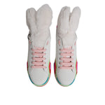 Dolce & Gabbana Multicolor Low Top Trainers Sneakers Shoes