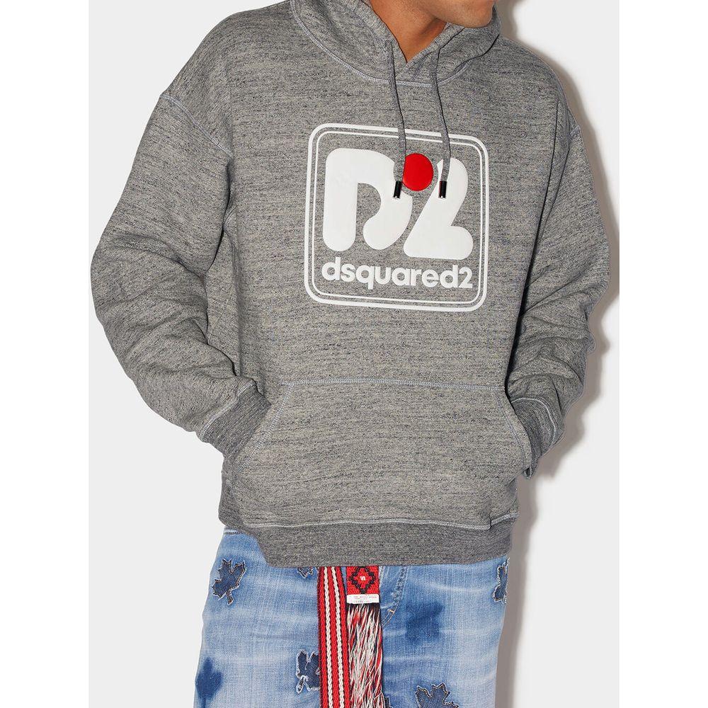 Dsquared² Gray Cotton Hoody