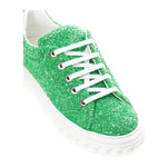 Casadei Emerald Elegance Leather Sneakers CA-4524674-EU41/US11