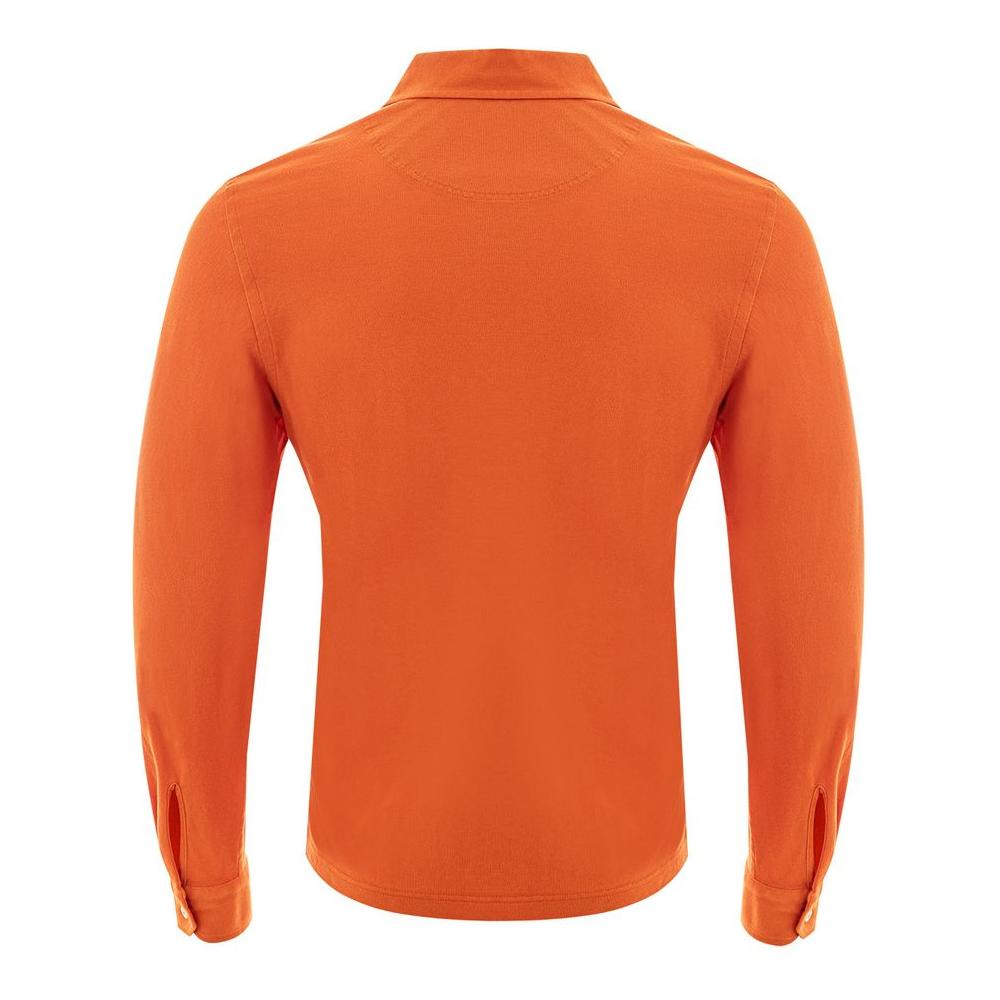 Gran Sasso Elegant Orange Cotton Polo for Men