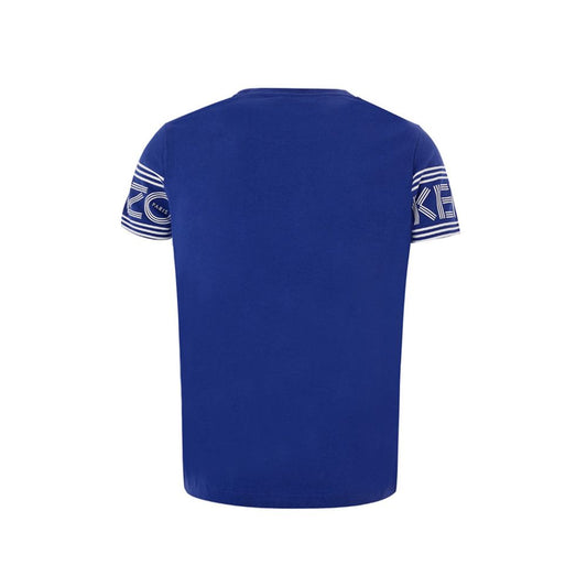 Kenzo Chic Blue Cotton Tee for Stylish Comfort KE-1355673-XXS