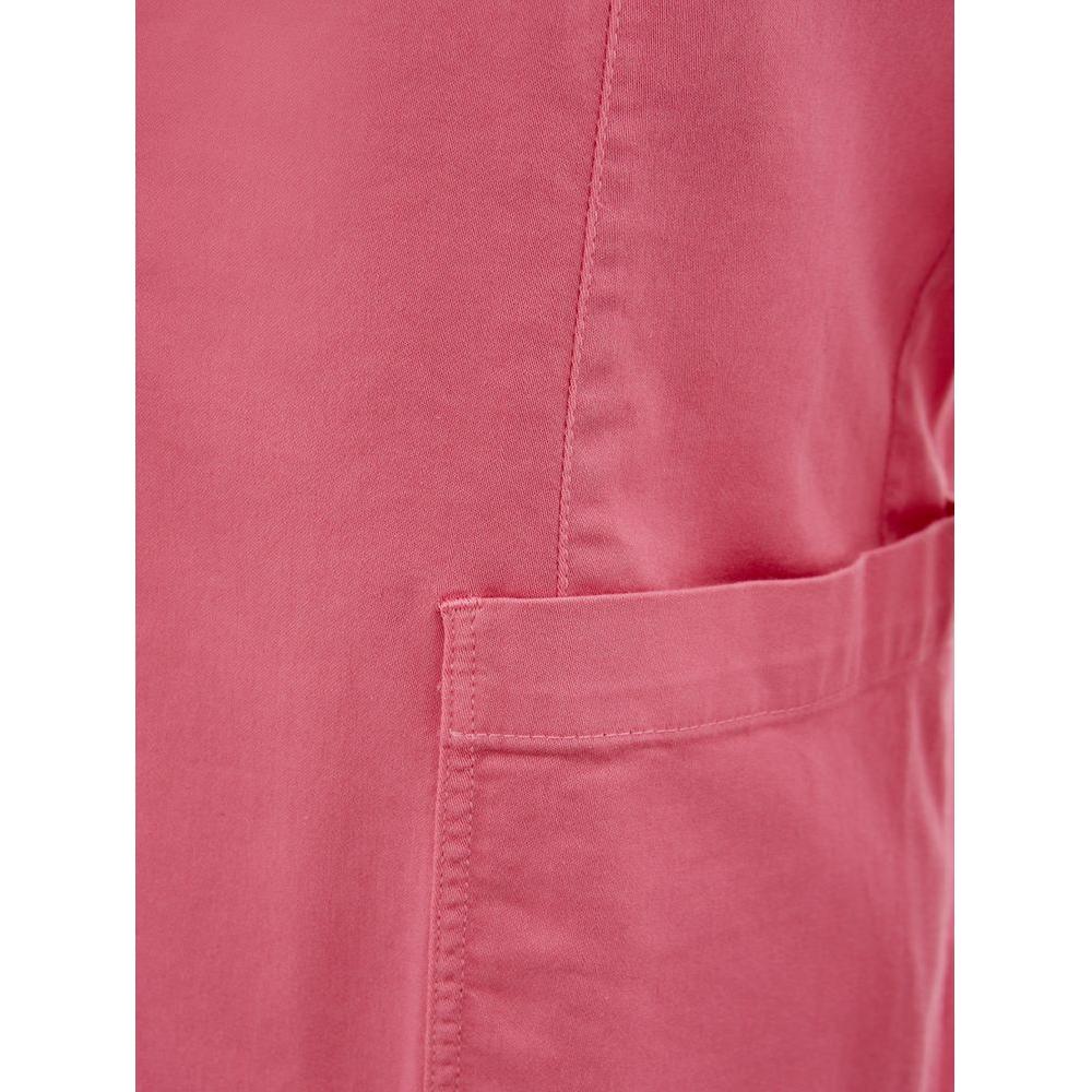 Lardini Elegant Pink Cotton Jacket for Her LA-1060675-IT48 | XL