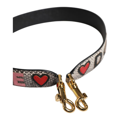 Dolce & Gabbana Multicolor DG AMORE Patch Bag Shoulder Strap