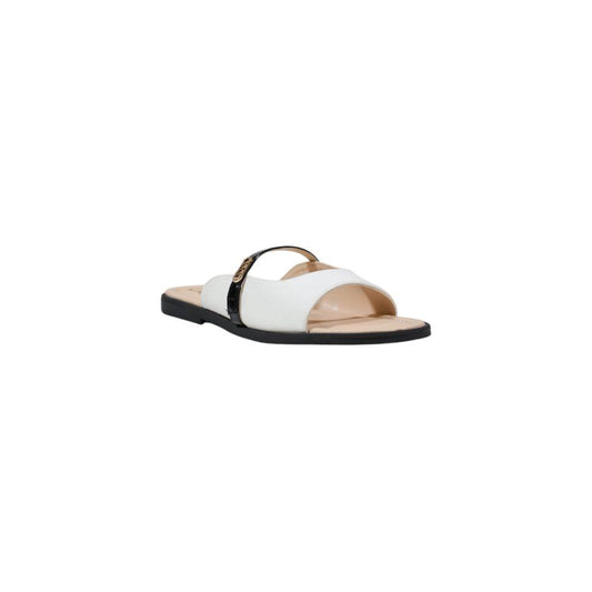 Liu Jo black and white polyethylene sandal with metal details and non-slip sole