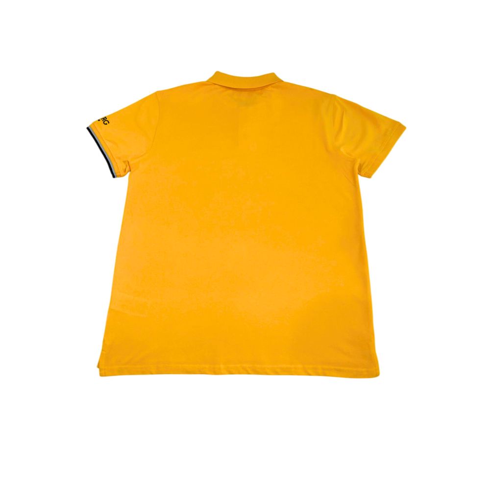 Iceberg Yellow Cotton Men Polo Shirt
