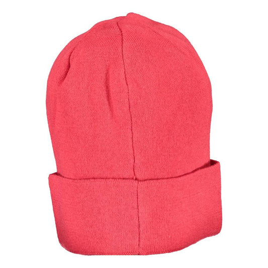 North Sails red cotton men's cap featuring iconic logo, offering sporty style and comfort.