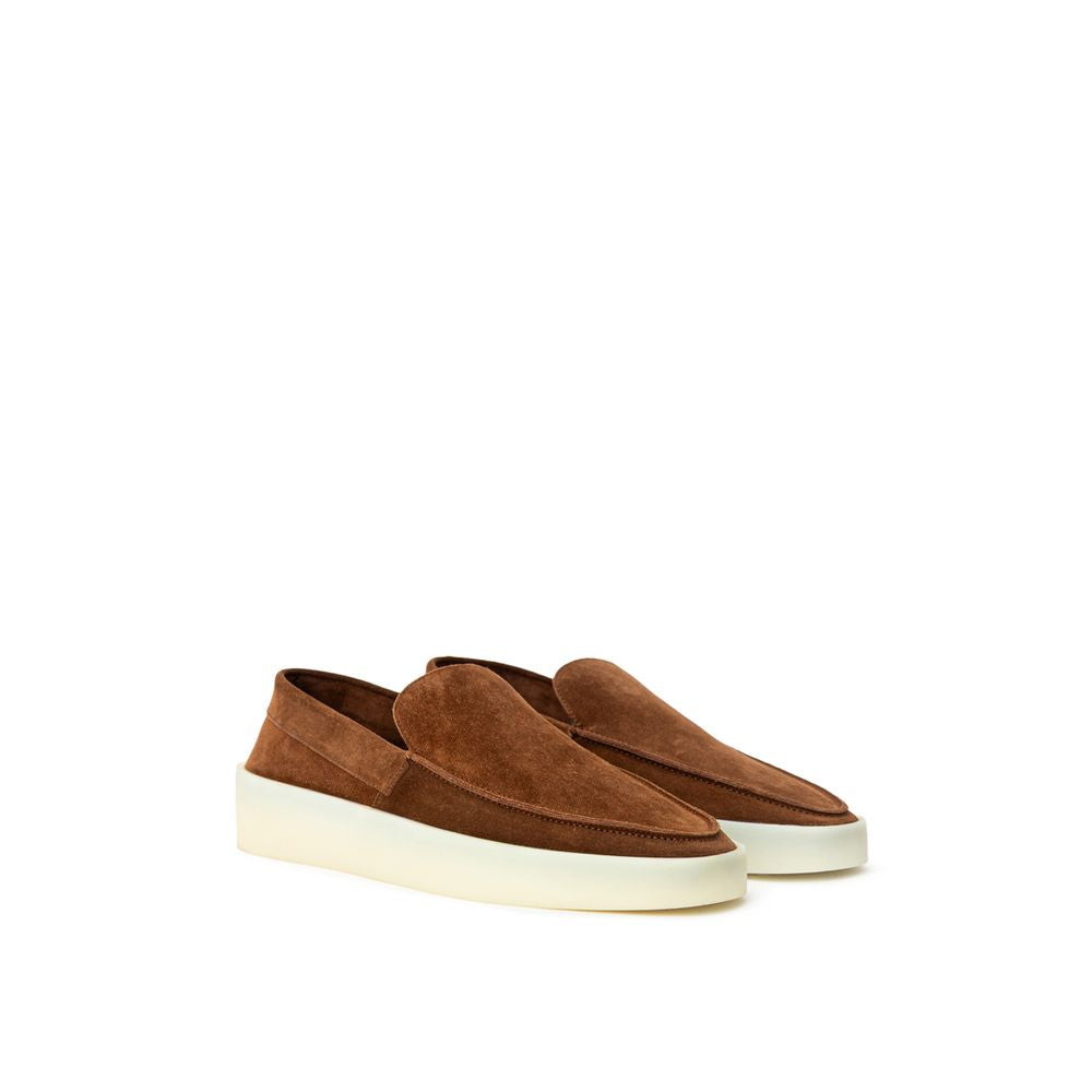 Fear Of God Brown Leather Slip-On Loafer