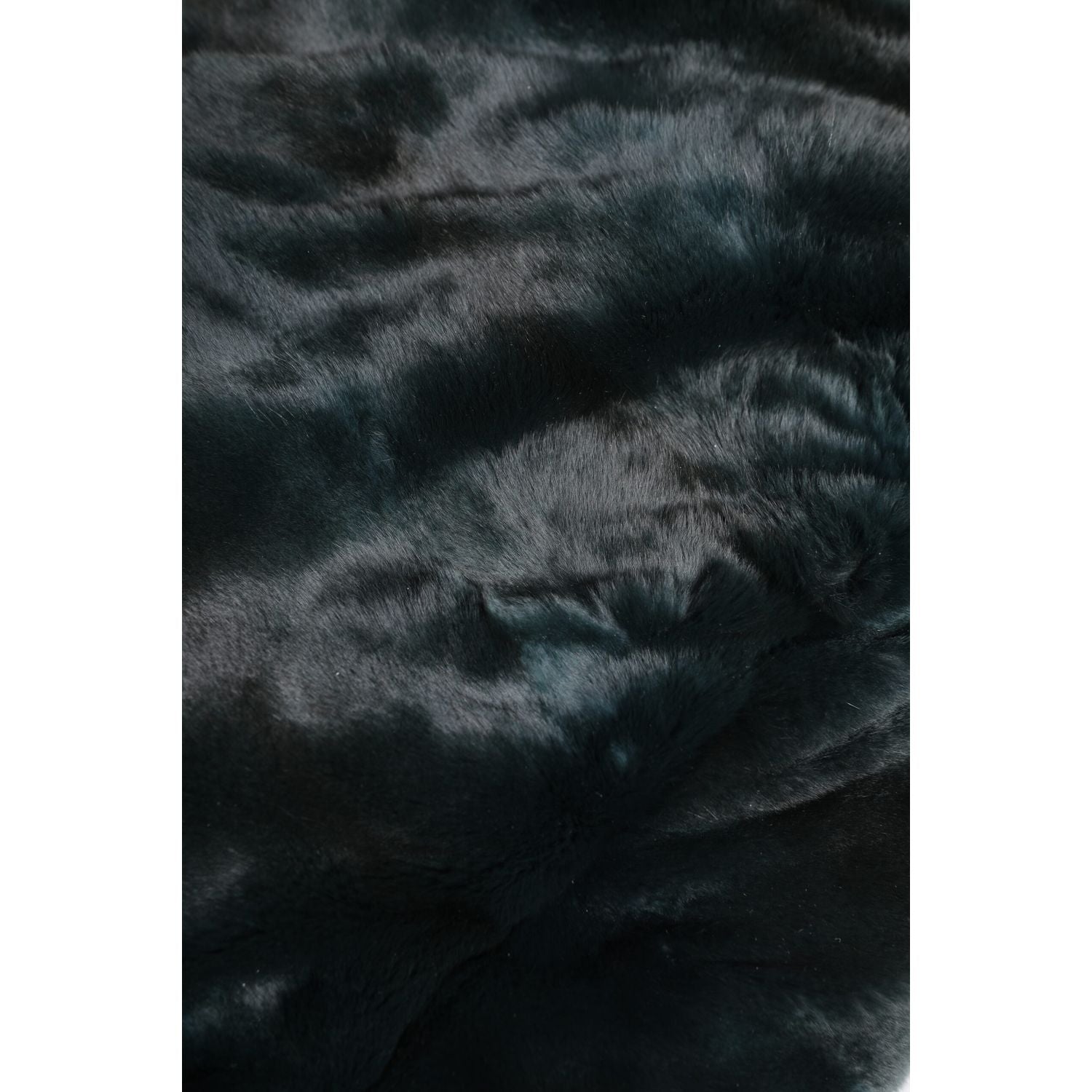 Dolce & Gabbana Black Weasel Fur Womens Beanie Hat