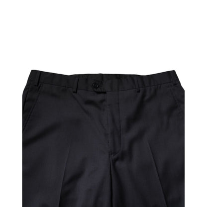 Emporio Armani Black Single Breasted Formal 2 Piece Suit