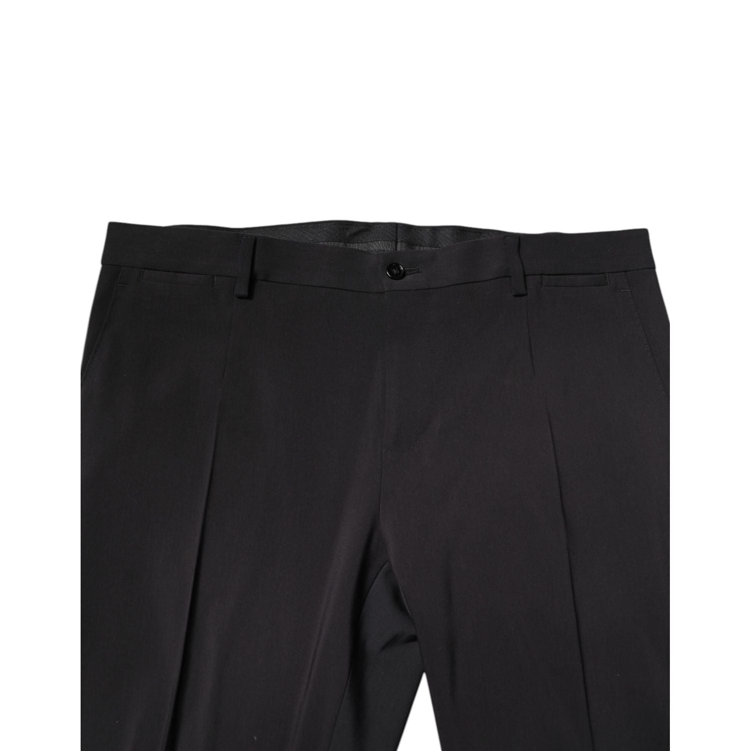 Dolce & Gabbana Black Wool Single Breasted 2 Piece Suit