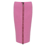 Tom Ford Pink Wool Midi TO-8880675-XS
