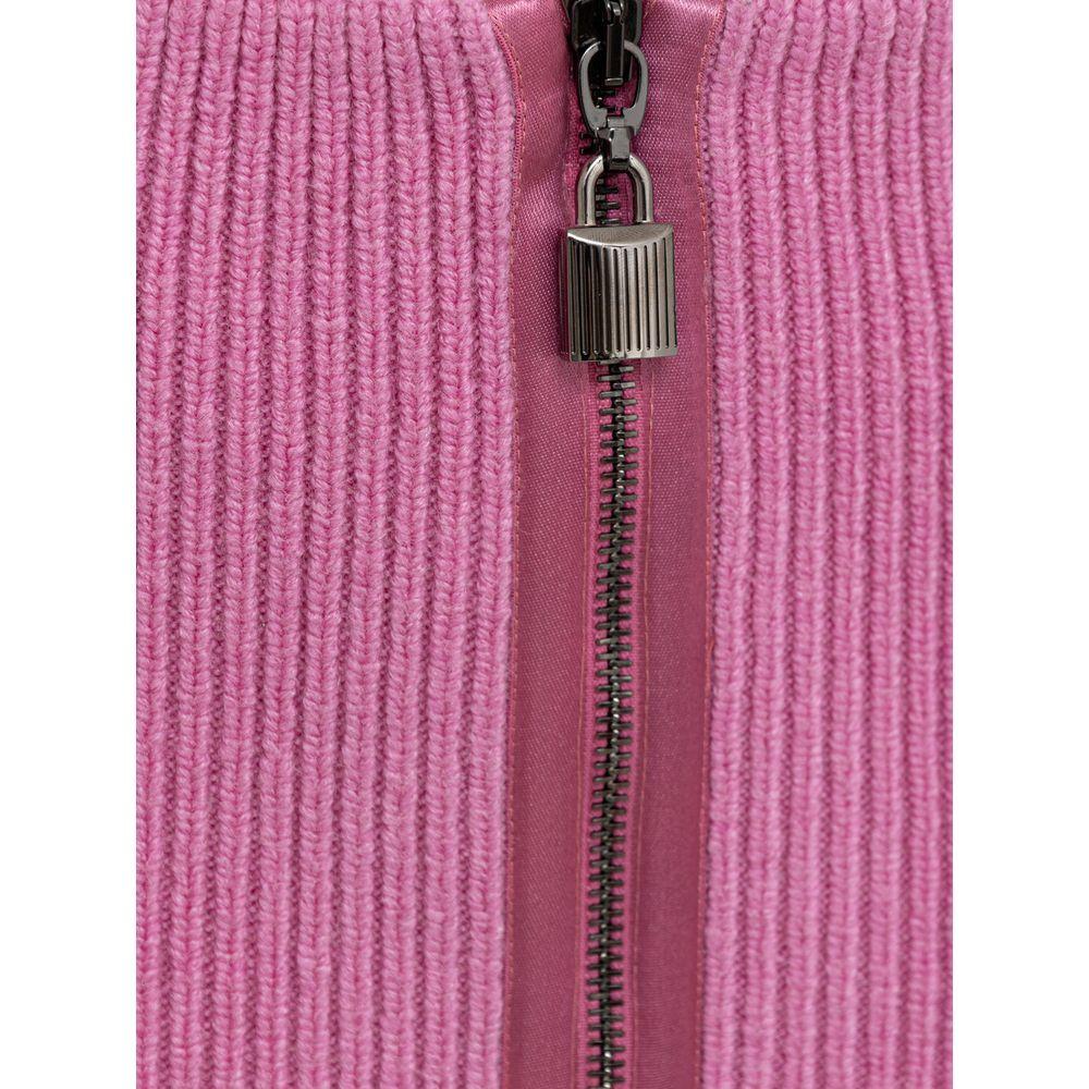 Tom Ford Pink Wool Midi TO-8880675-XS