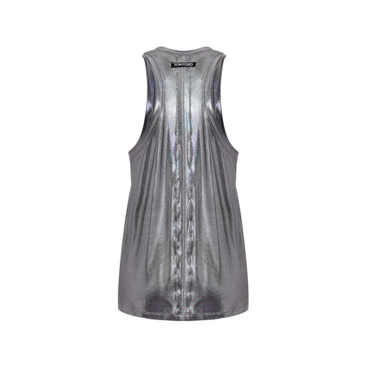 Tom Ford Gray Viscose Tank Top TO-8640668-IT40|S