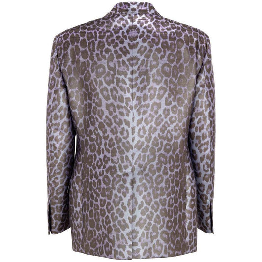 Tom Ford Purple Viscose Suit & Blazer TO-8686663-IT50 | L
