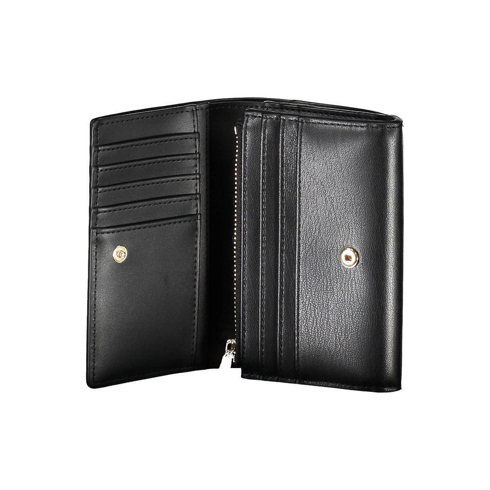 Tommy Hilfiger Black Polyethylene Women Wallet TO-26237