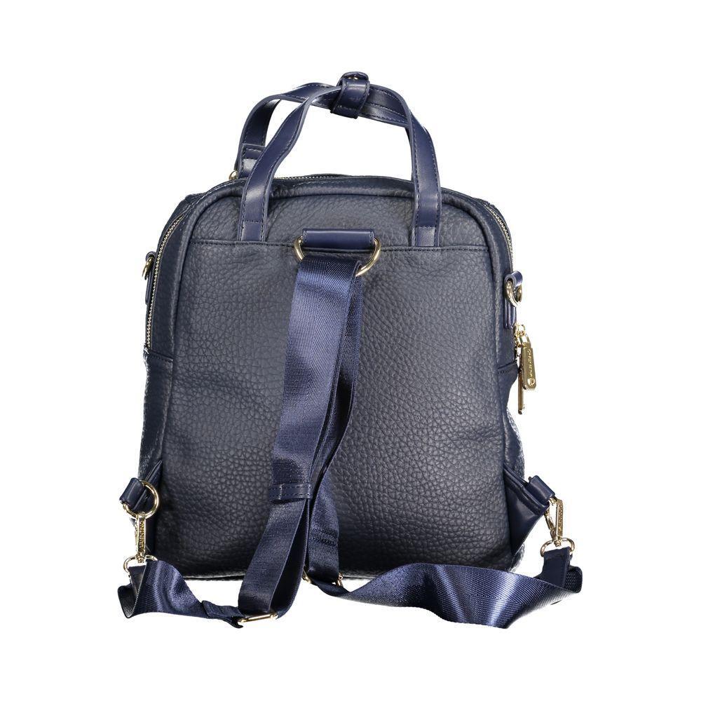 Front view with bag zipped and handles upright.