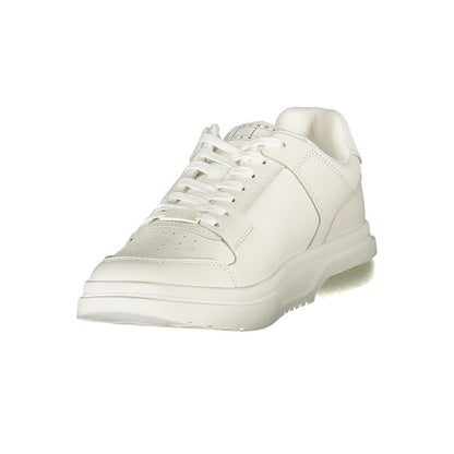 Tommy Hilfiger White Polyurethane Men Sneaker 1728,67403481248,Athletic - Sneakers - Shoes,EU40/US7,EU42/US9,EU43/US10,EU44/US11,EU45/US12,EU46,Men,New with tags,Shoes,Sneakers - Shoes,Tommy Hilfiger,White