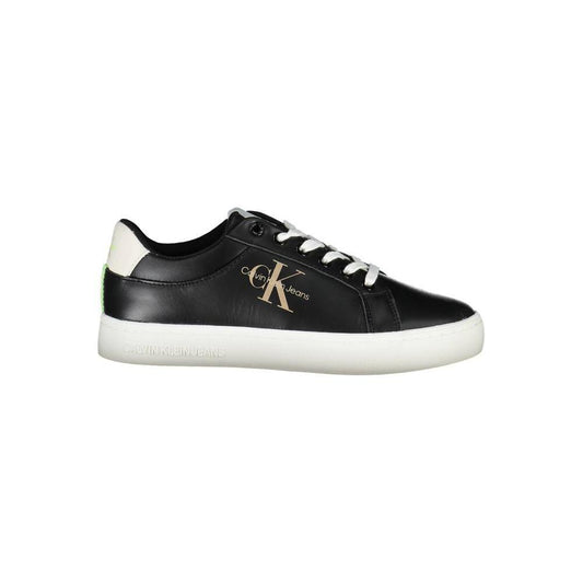 Calvin Klein Black Polyester Women Sneaker CA-36884-EU36/US6