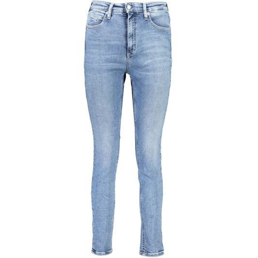 Calvin Klein Blue Cotton Jeans Denim