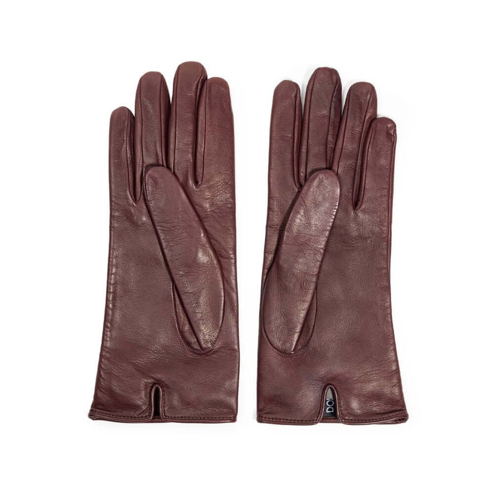 Dolce & Gabbana Burgundy Leather Glove DO-823366520047735-7.5|S