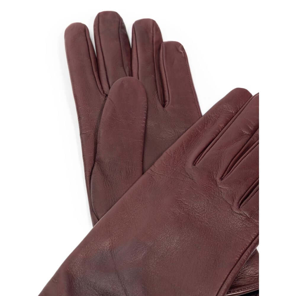 Dolce & Gabbana Burgundy Leather Glove DO-823366520047735-7.5|S
