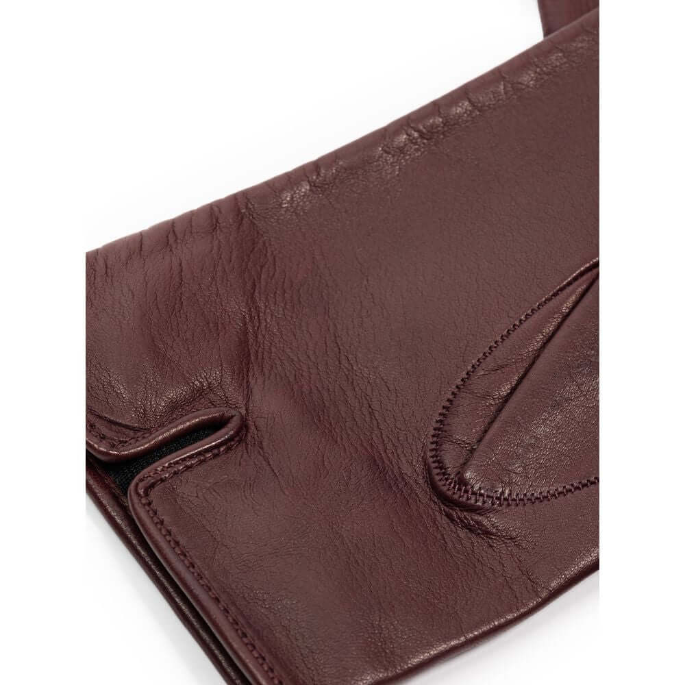 Dolce & Gabbana Burgundy Leather Glove DO-823366520047735-7.5|S