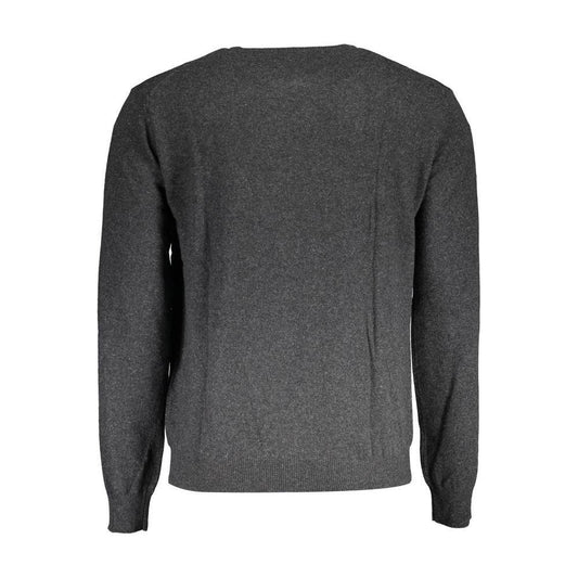 La Martina Brown Wool Men Sweater