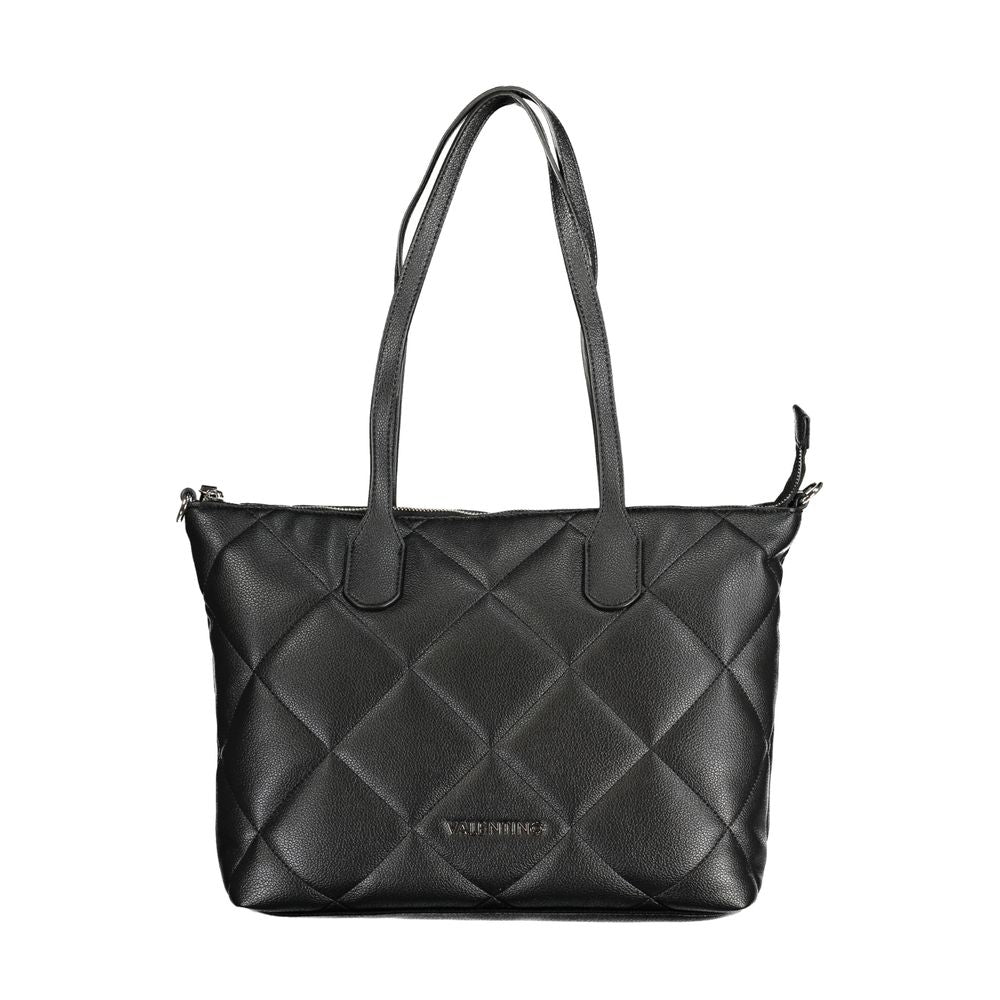 Front view with bag zipped and handles upright.