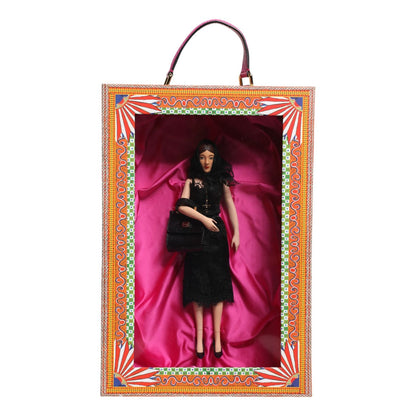 Dolce & Gabbana Black Dress Ceramic Porcelain Fashion Leather Sicily Dolls