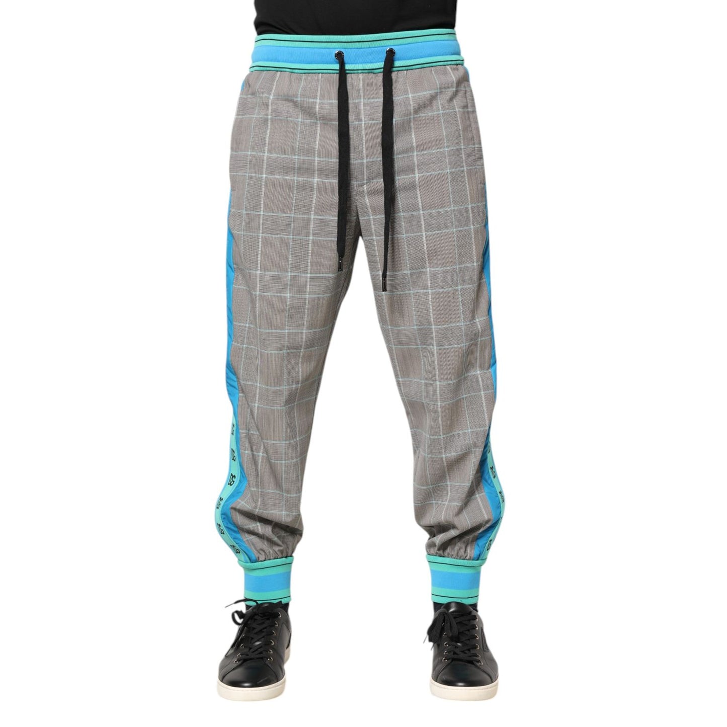 Dolce & Gabbana Multicolor Cotton Men Jogger Sweatpants Pants