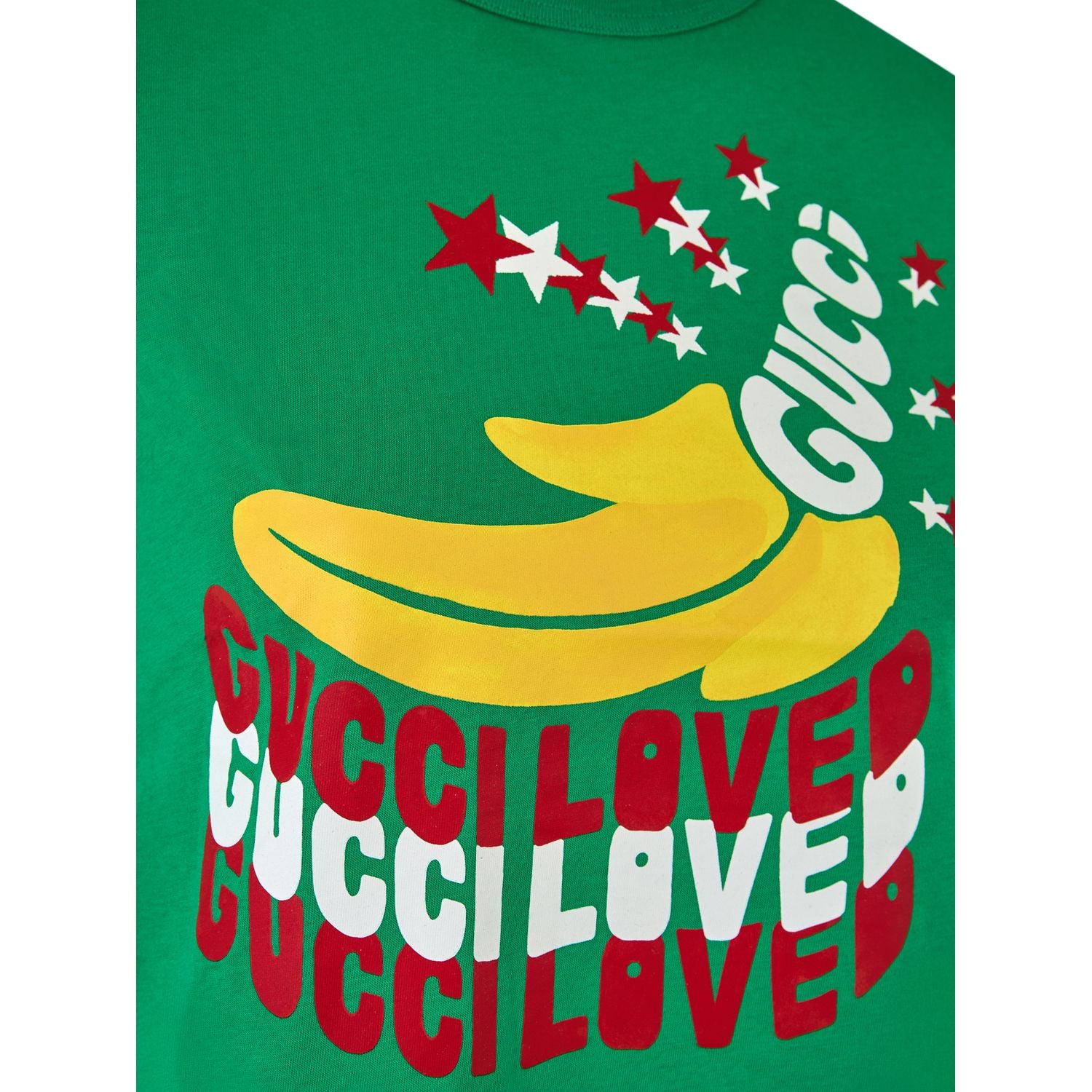 Gucci Green Cotton Logo T-Shirt