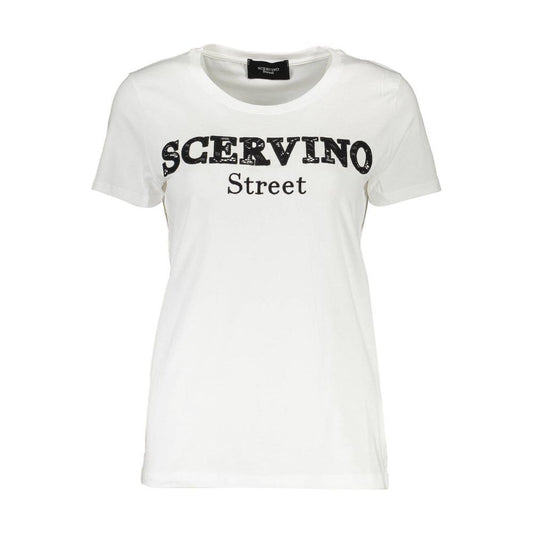 Scervino Street White Cotton Women Top