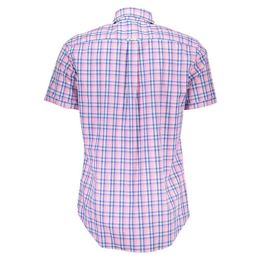 Gant Pink Cotton Men Shirt GA-4990-XS