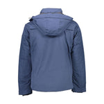U.S. POLO ASSN. Blue Polyester Men Jacket US-9815-IT54 | XXL