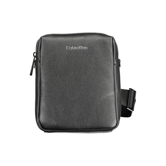 Calvin Klein Black Polyester Men Shoulder Bag