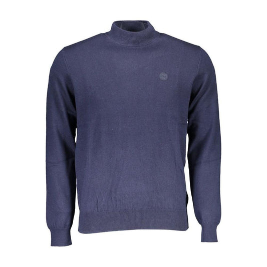 North Sails Blue Cotton Men Sweater