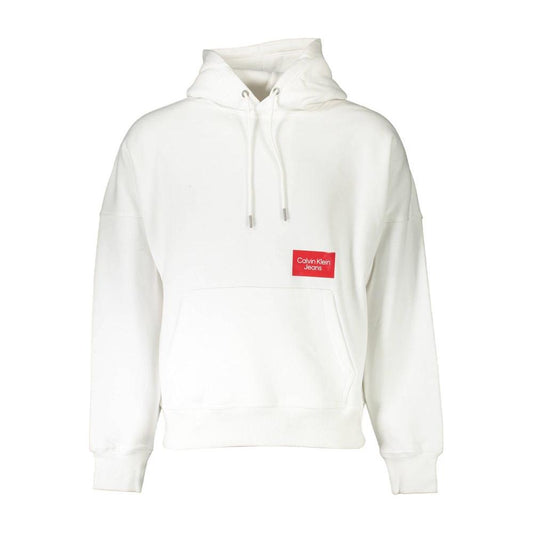 Calvin Klein White Cotton Men Sweater