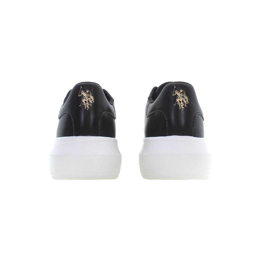U.S. POLO ASSN. Black Polyester Sneaker
