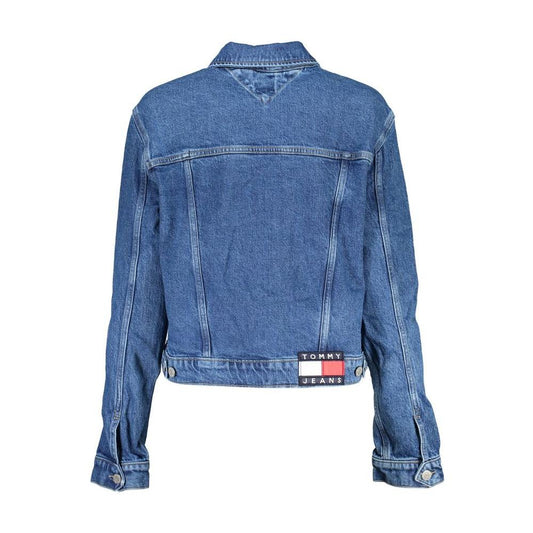 Tommy Hilfiger Blue Cotton Women Jacket