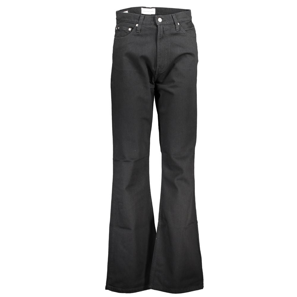 Calvin Klein Black Cotton Jeans Denim