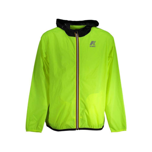 K-WAY Yellow Polyamide Jacket KW-30584-XL