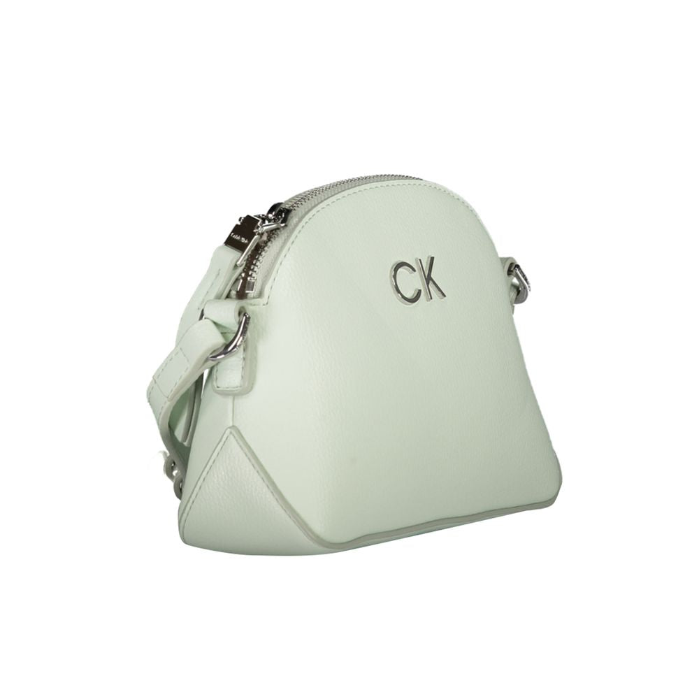Front view with bag zipped and handles upright.