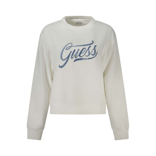 Guess Jeans White Cotton Women Sweater