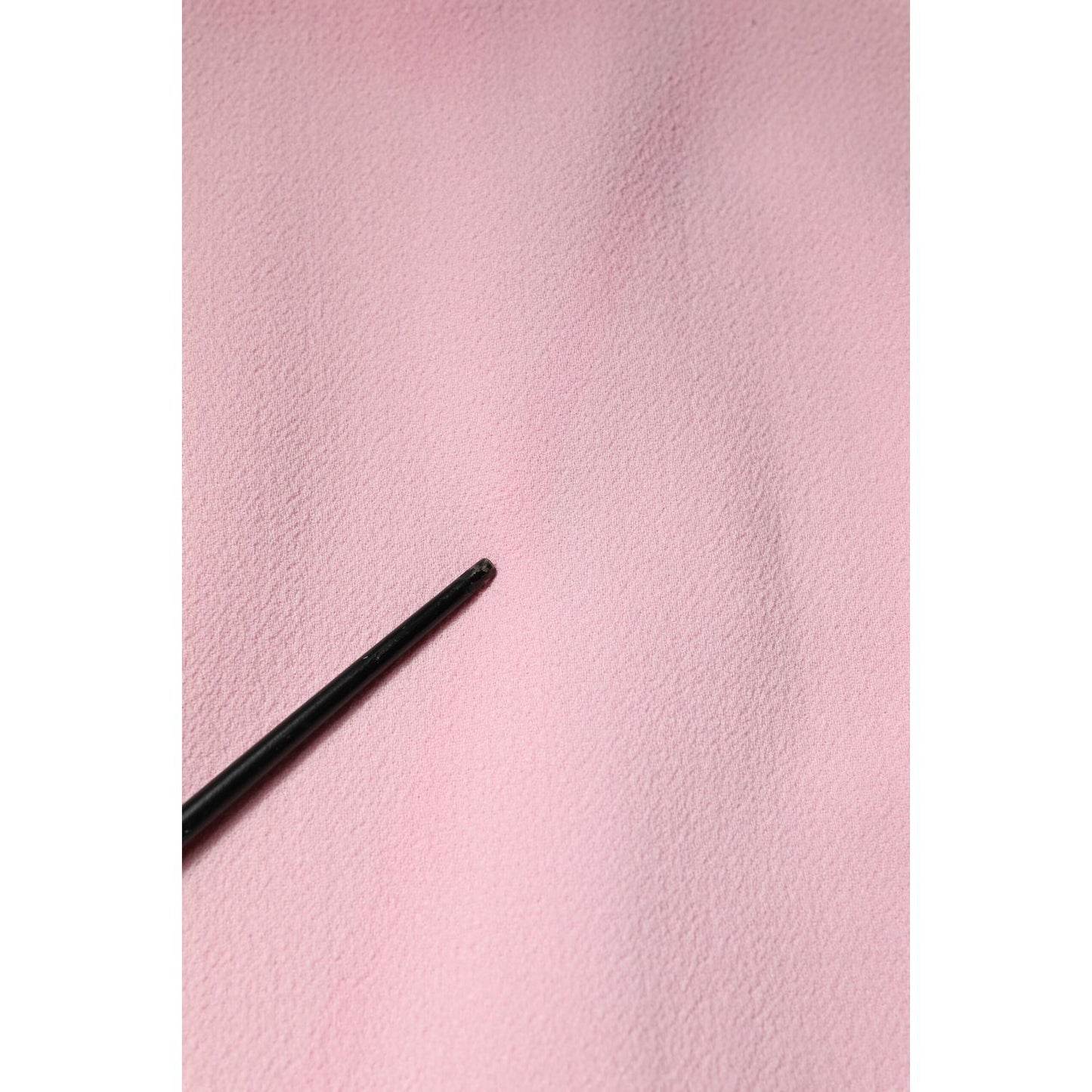 Dolce & Gabbana Pink Blue Wool Sleeveless Shift Mini Dress