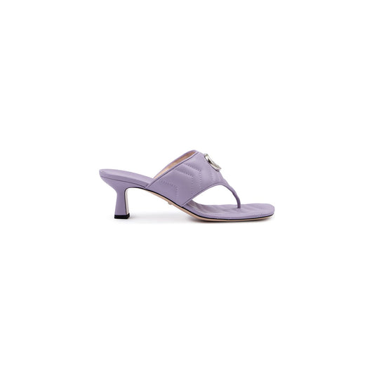 Gucci Mystic Purple Nappa Charlotte Leather Sandals 771737BKO605236_38