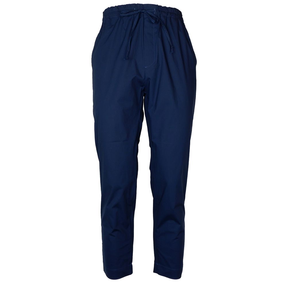 Alpha Studio Blue Cotton Men Pants