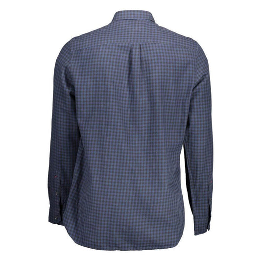 U.S. POLO ASSN. Blue Cotton Men Shirt