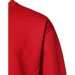 Dolce & Gabbana Red Embossed Logo Cotton Crew Neck Sweater TSH90592-50
