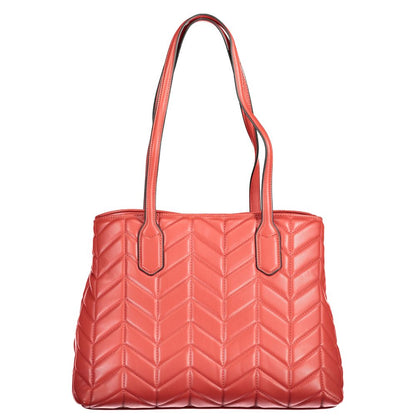 Mario Valentino Red Polyethylene Women Handbag