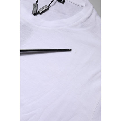 Dolce & Gabbana White DG LOVE Patch Short Sleeves T-shirt